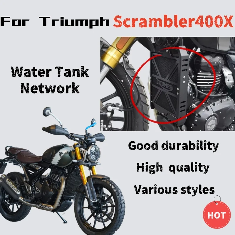 Для Triumph Scrambler400X модифицированная сетка для резервуара для воды, защитная сетка из нержавеющей стали, аксессуары для защитной пластины
Для Triumph Scrambler400X модифицированная сетка для резервуара для воды, защитная сетка из нержавеющей стали, аксессуары для защитной пластины