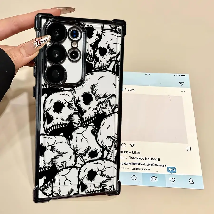 Case for Samsung Galaxy S25 S20 FE S24 S23 S21 Plus S22 Ultra S25Edge Phone Cover Four Spooky Skull Patterns
Case for Samsung Galaxy S25 S20 FE S24 S23 S21 Plus S22 Ultra S25Edge Phone Cover Four Spooky Skull Patterns