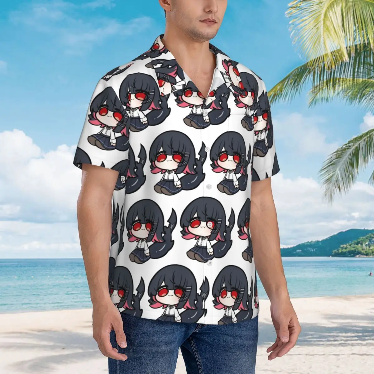 Anime Zenless Zone Zero Chibi Ellen Joe Hawaiian Shirts Fashion Men Short Sleeve Shirt for Summer Beach Men's Lapel Tops
Anime Zenless Zone Zero Chibi Ellen Joe Hawaiian Shirts Fashion Men Short Sleeve Shirt for Summer Beach Men's Lapel Tops