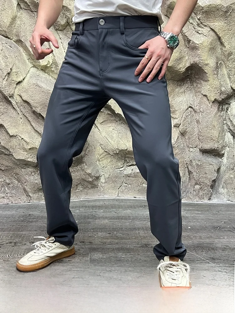 Busin Casual Trousers Men's Autumn Winter Straight Leg Anti-Oil Stain Breathable Comfortable Polyester Nylon Blend
Busin Casual Trousers Men's Autumn Winter Straight Leg Anti-Oil Stain Breathable Comfortable Polyester Nylon Blend