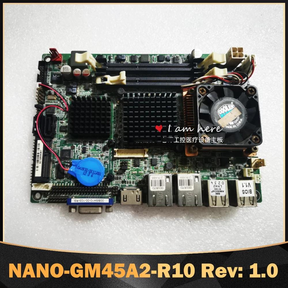 For IEI original disassembly industrial control medical equipment motherboard NANO-GM45A2-R10 Rev: 1.0
For IEI original disassembly industrial control medical equipment motherboard NANO-GM45A2-R10 Rev: 1.0