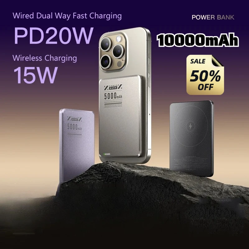 10000mAh Ccc Ultra Slim Wireless Power Bank MacSafe Fast Charge Auxiliary Battery for IPhone Samsung S24
10000mAh Ccc Ultra Slim Wireless Power Bank MacSafe Fast Charge Auxiliary Battery for IPhone Samsung S24