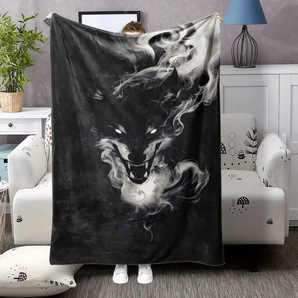 pc Wolf Smoke Wolf Howling at Moon Design Flannel Blanket Soft AllSeason Bedspread Sofa Throw Camping Travel Companion
pc Wolf Smoke Wolf Howling at Moon Design Flannel Blanket Soft AllSeason Bedspread Sofa Throw Camping Travel Companion