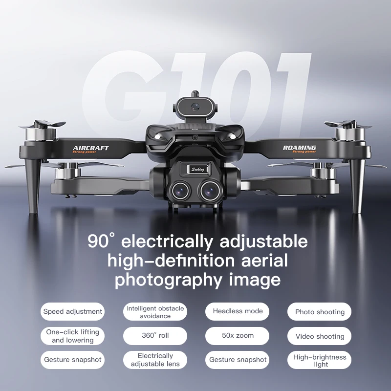 2026 G101 GPS Возвратный дрон Управление экраном Складная 8K HD камера 5G Бесщеточный двигатель Оптическое позиционирование потока RC Квадрокоптер RC Игрушка
2026 G101 GPS Возвратный дрон Управление экраном Складная 8K HD камера 5G Бесщеточный двигатель Оптическое позиционирование потока RC Квадрокоптер RC Игрушка