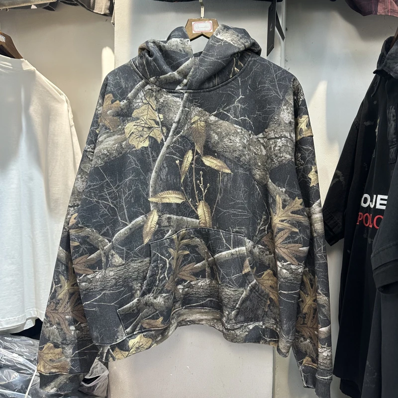 Autumn Winter Trendy Tree Branches Leaves Digital Printing Fleece Hoodie Men Women Loose High Street Loose Pullovers Baggy Tops
Autumn Winter Trendy Tree Branches Leaves Digital Printing Fleece Hoodie Men Women Loose High Street Loose Pullovers Baggy Tops