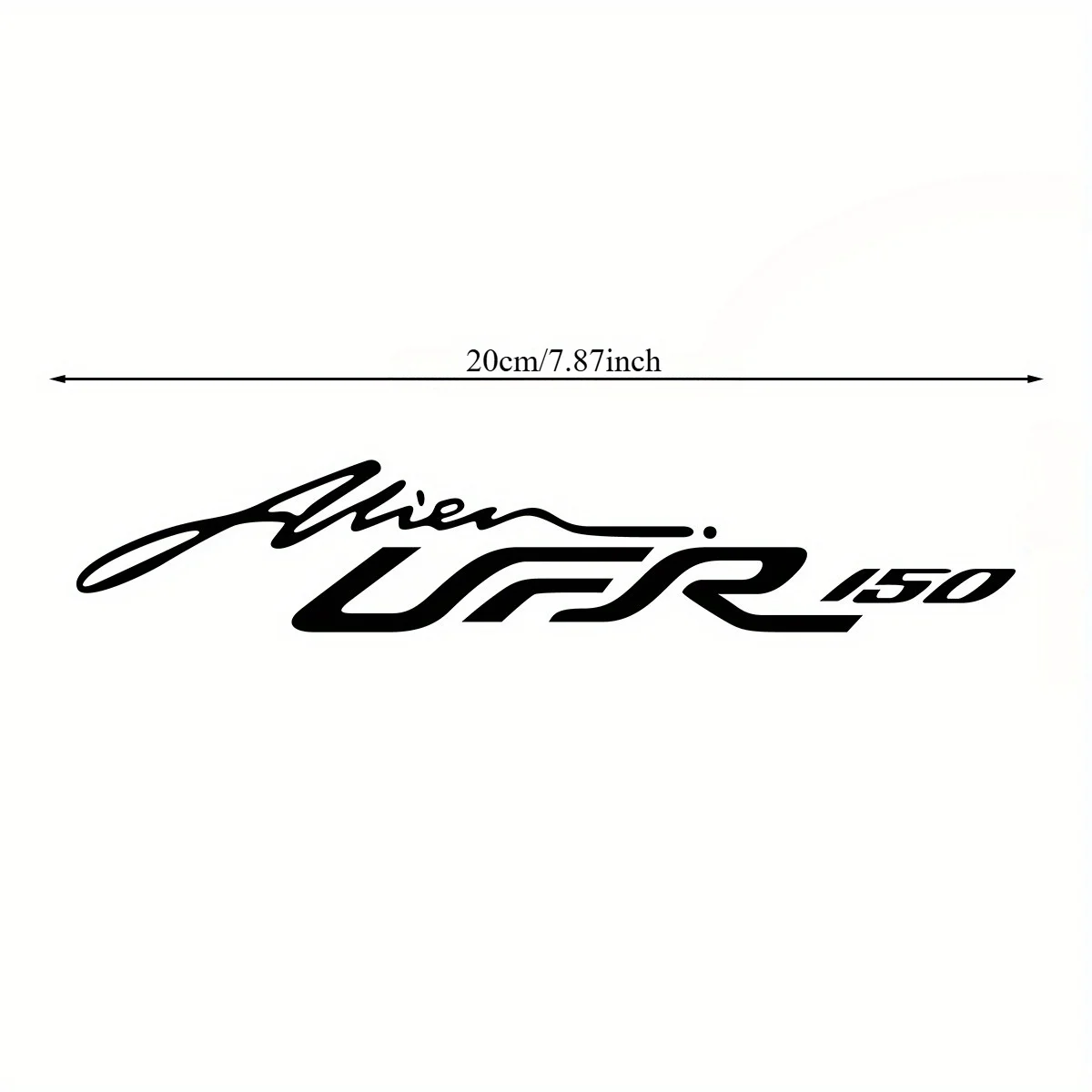 UHR150 Motorcycle Front Bumper Scratch Protector Reflective Sticker, Waterproof PVC, Black & Red 'UFR' Design for Haojue
UHR150 Motorcycle Front Bumper Scratch Protector Reflective Sticker, Waterproof PVC, Black & Red 'UFR' Design for Haojue