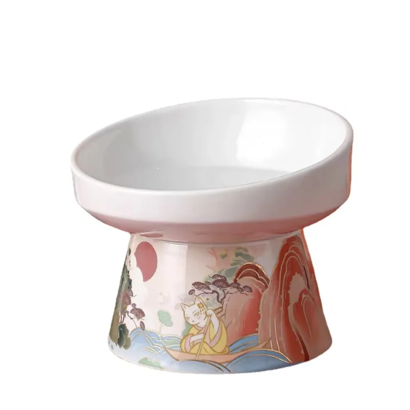 Ceramic Cat Bowl Feeder with Mat Puppy Bowl Gatos Productos Para Mascotas Cat Accessories Small Dogs Feeding & Watering Supplies
Ceramic Cat Bowl Feeder with Mat Puppy Bowl Gatos Productos Para Mascotas Cat Accessories Small Dogs Feeding & Watering Supplies