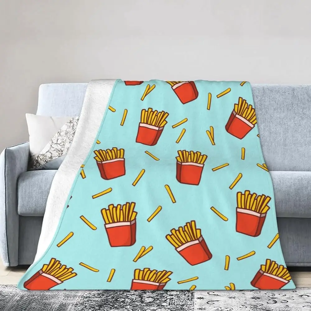 French Fries Fun Food Throw Blanket Super Soft Warm Bed Blankets For Couch Bedroom Sofa Office Car, All Season Cozy Flannel
French Fries Fun Food Throw Blanket Super Soft Warm Bed Blankets For Couch Bedroom Sofa Office Car, All Season Cozy Flannel