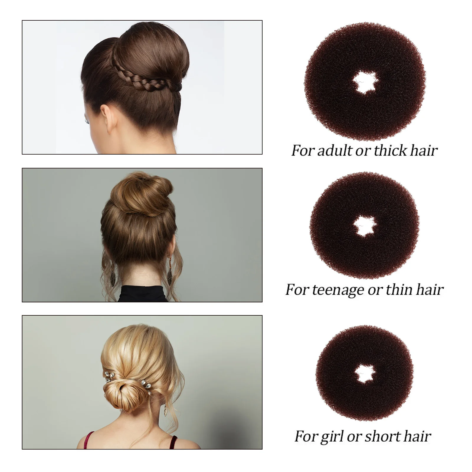 1 set Donut Hair Bun Maker Set Pins Hair Ties Pink Bobby Pins for Easy Hairstyle Updo Accessories Women
1 set Donut Hair Bun Maker Set Pins Hair Ties Pink Bobby Pins for Easy Hairstyle Updo Accessories Women