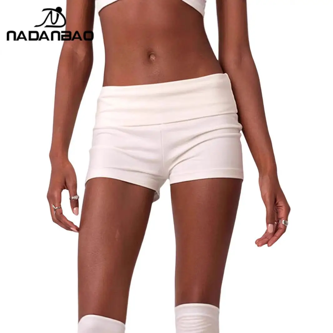 Nadanbao Low Waist Striped Short Women's Soft Elastic Yoga Pants Summer Casual Base Trousers Summer Daily Sports Running Shorts
Nadanbao Low Waist Striped Short Women's Soft Elastic Yoga Pants Summer Casual Base Trousers Summer Daily Sports Running Shorts