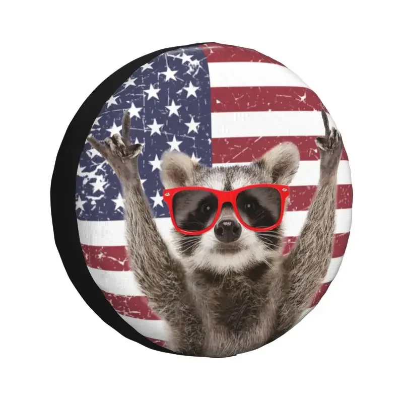 Funny Raccoon Spare Wheel Tire Cover for Grand American Flag Animals Jeep RV SUV Trailer Vehicle Accessories 14" 15" 16" 17"
Funny Raccoon Spare Wheel Tire Cover for Grand American Flag Animals Jeep RV SUV Trailer Vehicle Accessories 14" 15" 16" 17"