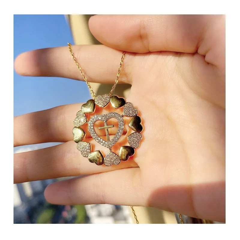 Style Love Cross Necklace Female Tide Internet Celebrity Simple Personality Temperament Collarbone Chain
Style Love Cross Necklace Female Tide Internet Celebrity Simple Personality Temperament Collarbone Chain