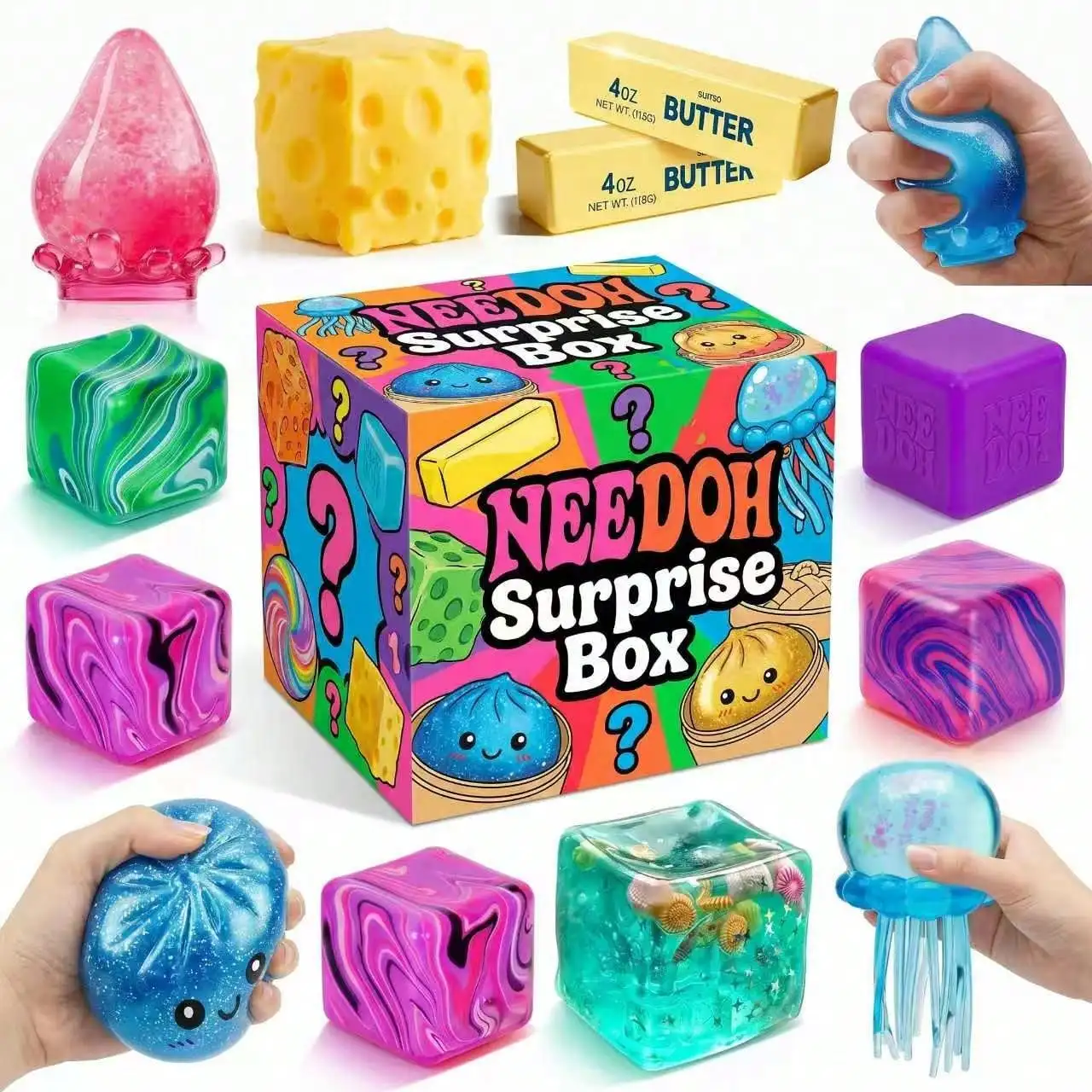 New Model Ne EDoh Food Shaped Squishy Toy Box - Cute Anxiety Relief Toys, Ideal Holiday & Birthday Gift For Fidget Toy Lovers
New Model Ne EDoh Food Shaped Squishy Toy Box - Cute Anxiety Relief Toys, Ideal Holiday & Birthday Gift For Fidget Toy Lovers
