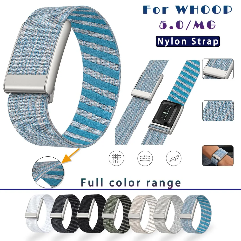 Elastic Nylon Watch Band Compatible with Whoop 5.0 MG Adjustable Breathable Sport Soft Replacement Wristband for Whoop 5.0 / MG
Elastic Nylon Watch Band Compatible with Whoop 5.0 MG Adjustable Breathable Sport Soft Replacement Wristband for Whoop 5.0 / MG