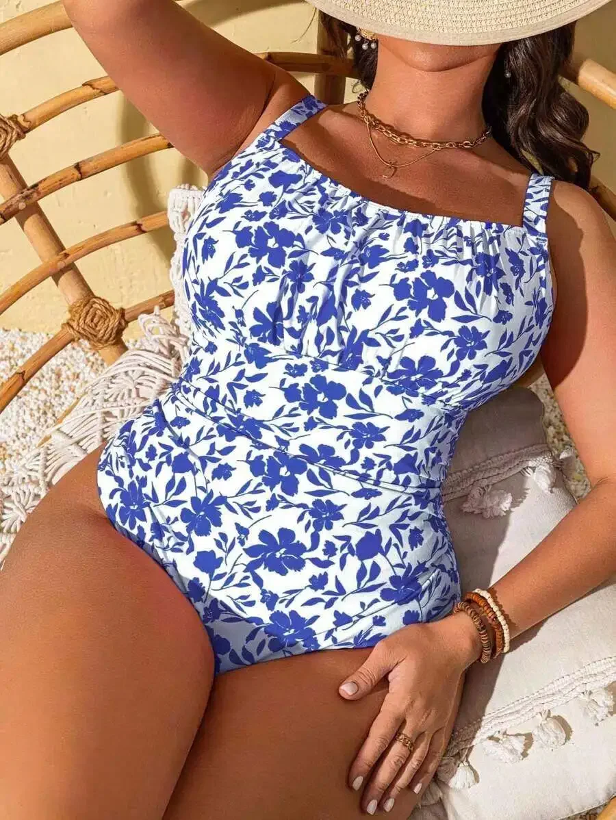 Plus Size Women Floral Print One Piece Swimsuit For Beach Vacation Summer
Plus Size Women Floral Print One Piece Swimsuit For Beach Vacation Summer