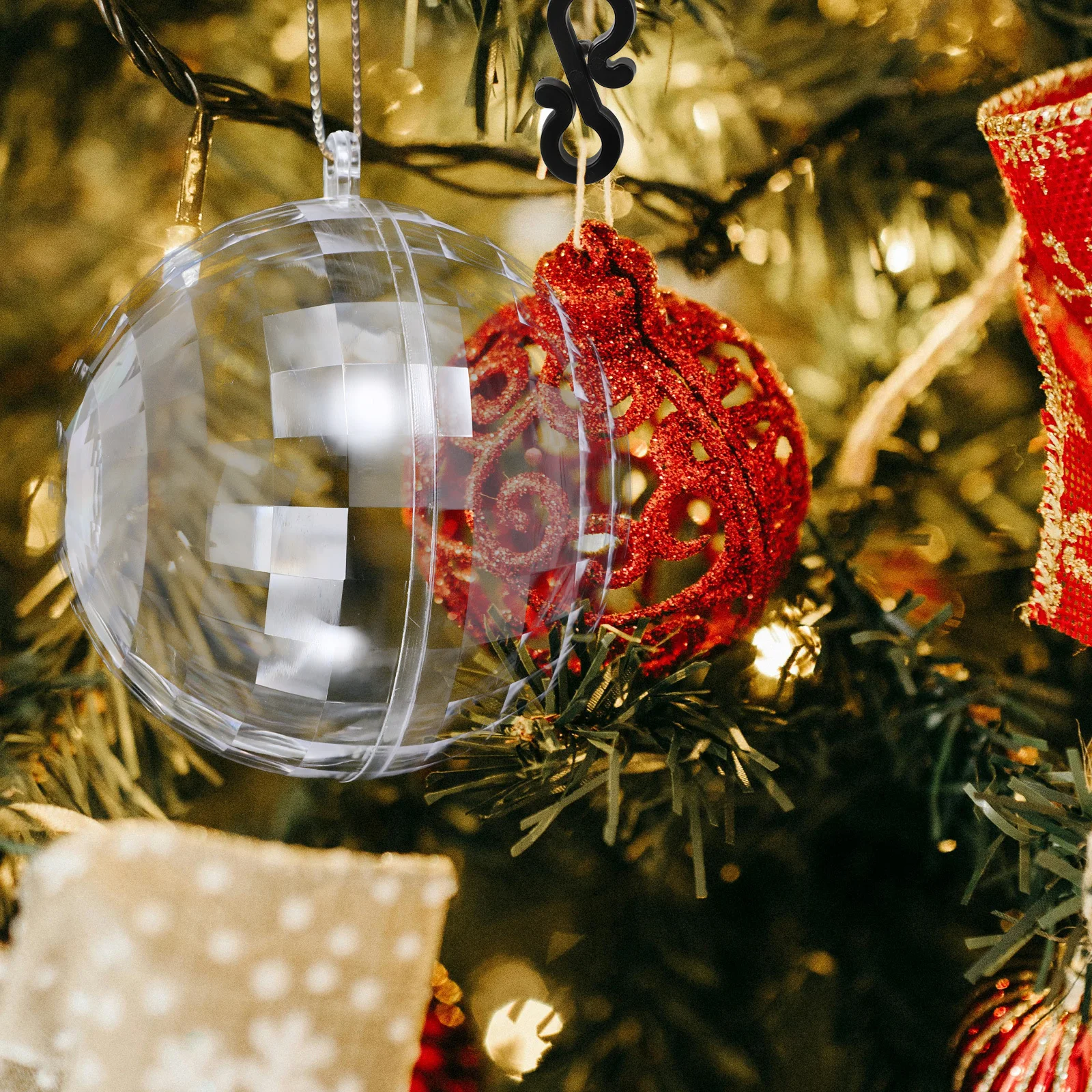 5Pcs Clear Christmas Ball Gift Boxes Transparent Fillable Candy Box Ornaments Hanging Tree Decor Iridescent Christmas Ball
5Pcs Clear Christmas Ball Gift Boxes Transparent Fillable Candy Box Ornaments Hanging Tree Decor Iridescent Christmas Ball