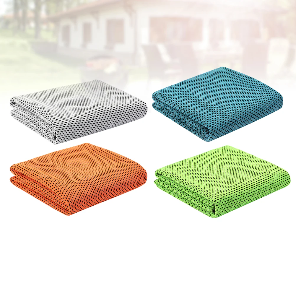 4 Pcs Quick-drying Ice-sensing Towel Cooling Sports Accessory Portable Fast Polyester
4 Pcs Quick-drying Ice-sensing Towel Cooling Sports Accessory Portable Fast Polyester