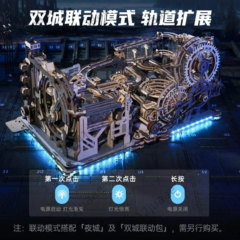 Night city xinggang puzzle model wooden assembled building block handmade diy birthday gift stereo puzzle
Night city xinggang puzzle model wooden assembled building block handmade diy birthday gift stereo puzzle