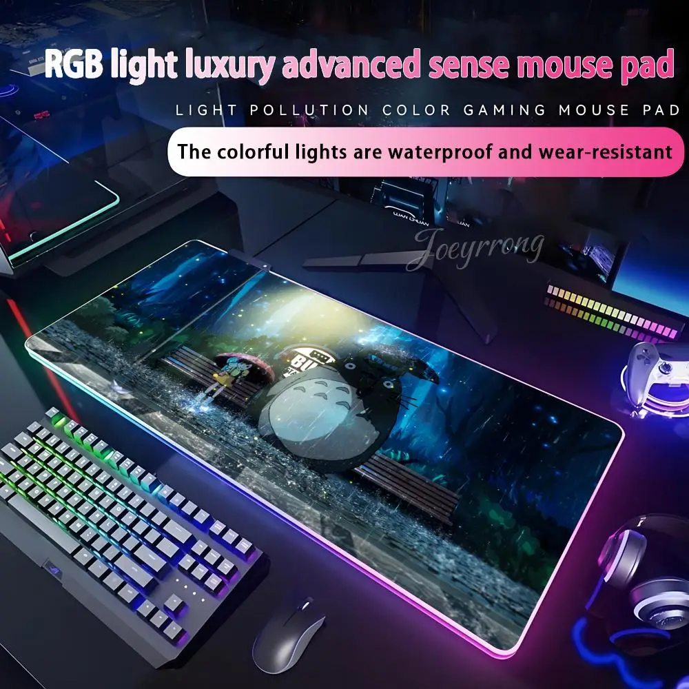 Totoro Mouse Pad RGB Mouse Pad Extended Gaming Keyboard Seven Colors LED Mats Large 1000x500mm XXL Gamer
Totoro Mouse Pad RGB Mouse Pad Extended Gaming Keyboard Seven Colors LED Mats Large 1000x500mm XXL Gamer