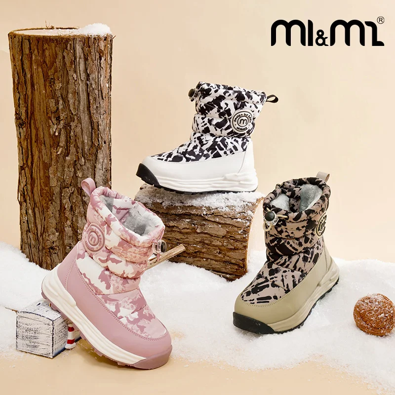 M1&M2 New Arrival Winter Children Plush Waterproof Fabric Non-Slip Rubber Sole Snow Boots Fashion Warm Outdoor Footwear
M1&M2 New Arrival Winter Children Plush Waterproof Fabric Non-Slip Rubber Sole Snow Boots Fashion Warm Outdoor Footwear