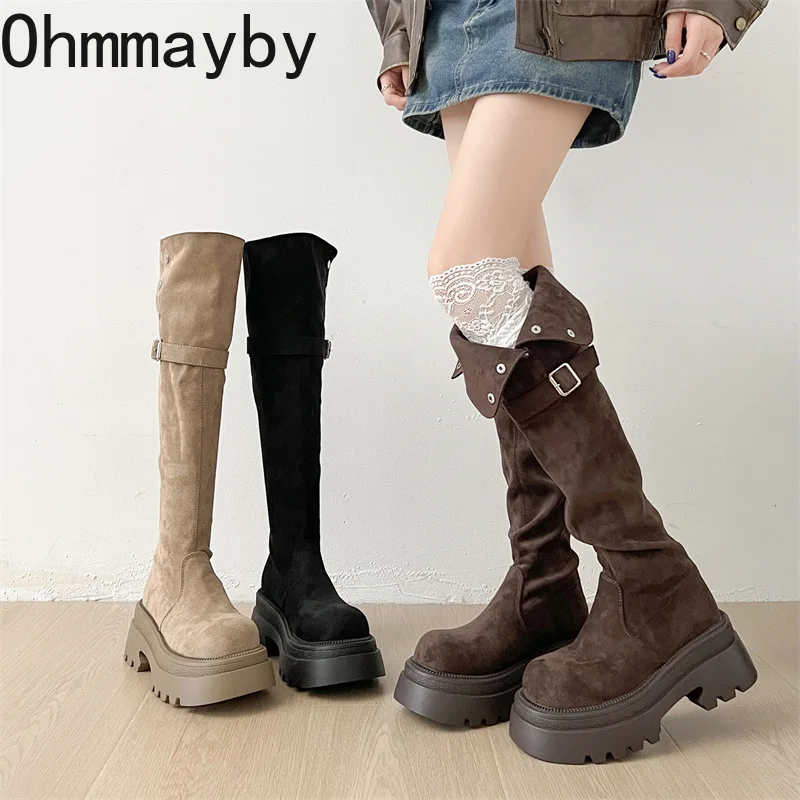 Осень-зима, эластичные утягивающие женские носки, модные женские сапоги выше колена на платформе, увеличивающие рост
Осень-зима, эластичные утягивающие женские носки, модные женские сапоги выше колена на платформе, увеличивающие рост