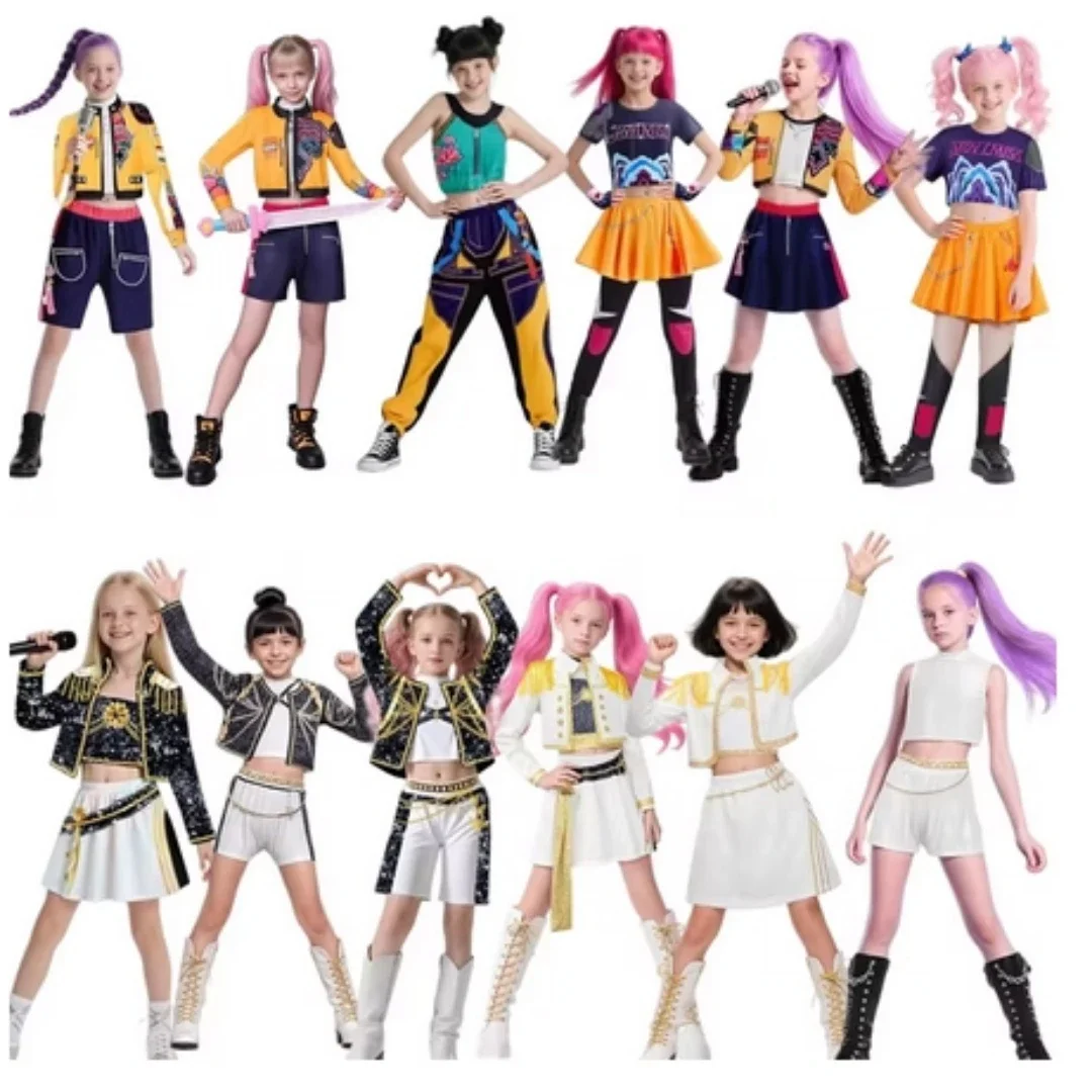 New 2026 halloween Rumi Zoey Mira Cosplay KPop chasseurs de démons Cosplay Costume perruque filles Costume enfant fête jeu
New 2026 halloween Rumi Zoey Mira Cosplay KPop chasseurs de démons Cosplay Costume perruque filles Costume enfant fête jeu