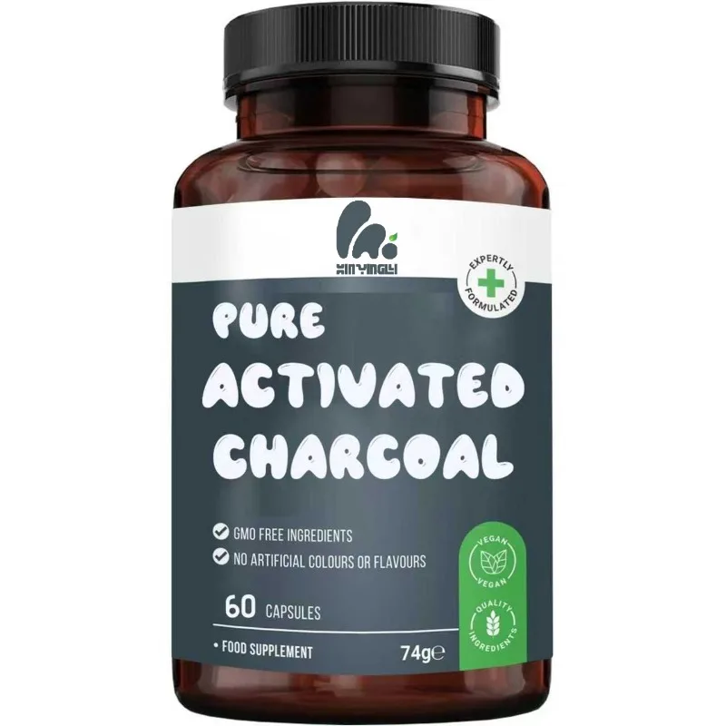 Activated carbon capsules 2000mg -60 capsules -100% pure coconut shell charcoal supplement
Activated carbon capsules 2000mg -60 capsules -100% pure coconut shell charcoal supplement