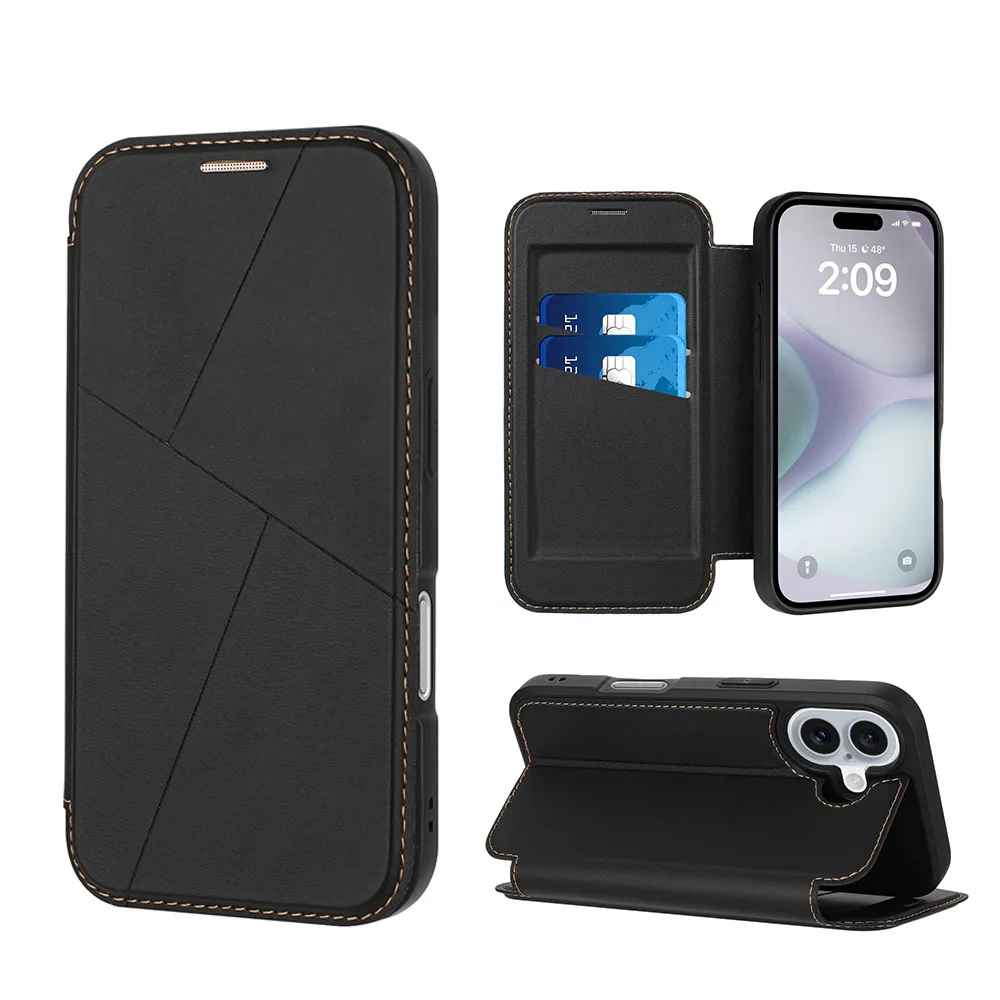 Магнитный кожаный защитный чехол для iPhone 16E 16 17 Pro Max 15 Plus 14 13 Pro Max с слотом для карт и подставкой Coque Flip Wallet Funda 
Магнитный кожаный защитный чехол для iPhone 16E 16 17 Pro Max 15 Plus 14 13 Pro Max с слотом для карт и подставкой Coque Flip Wallet Funda