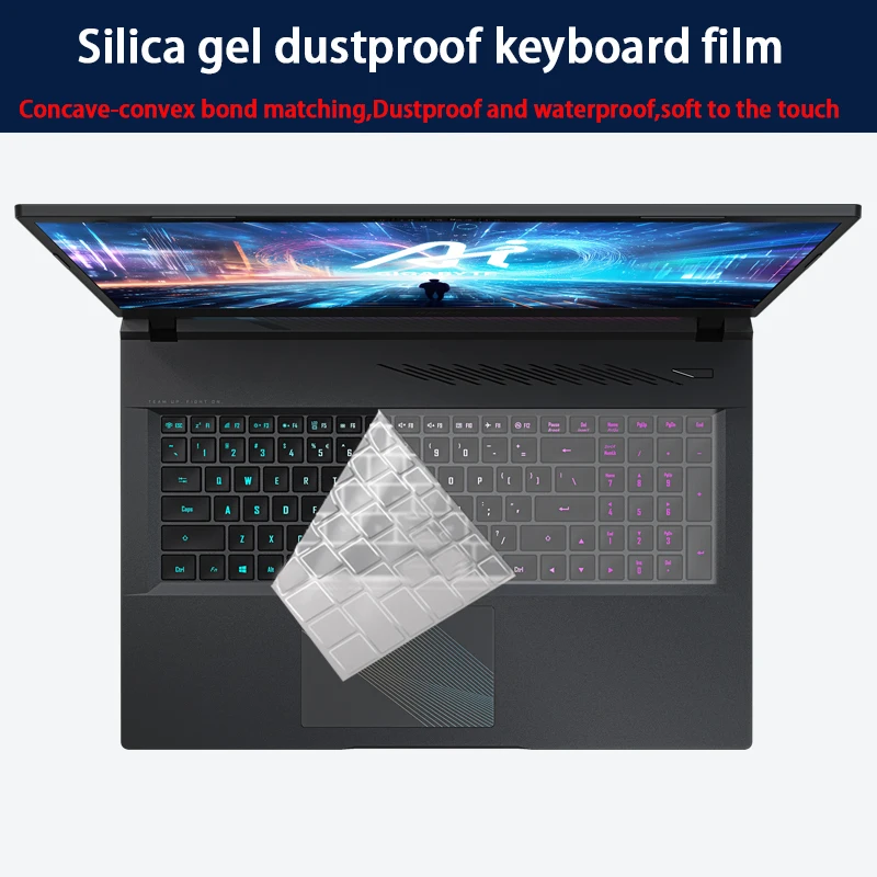 Для 17,3-дюймовой GIGABYTE AORUS 17 17X 2024, силиконовая пленка для клавиатуры, пленка для экрана ноутбука, HD закаленная пленка, антисиняя защитная пленка
Для 17,3-дюймовой GIGABYTE AORUS 17 17X 2024, силиконовая пленка для клавиатуры, пленка для экрана ноутбука, HD закаленная пленка, антисиняя защитная пленка