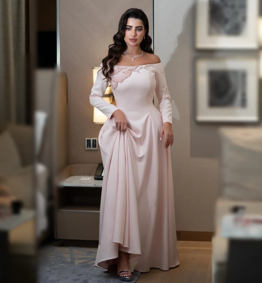 Customized Jersey Glitter Off-the-shoulder A-line Long Dresses Bespoke Occasion Engagement Charming Women's Evening High Quality 
Customized Jersey Glitter Off-the-shoulder A-line Long Dresses Bespoke Occasion Engagement Charming Women's Evening High Quality