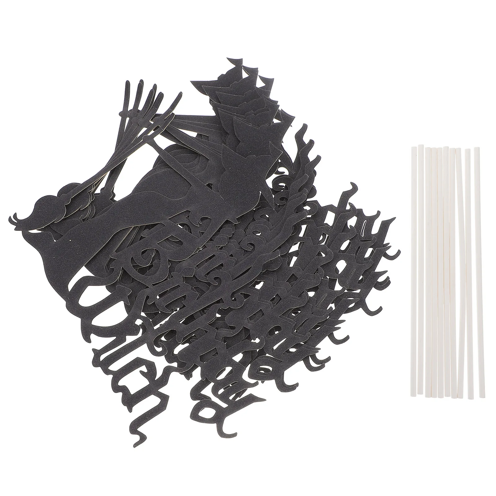 Trick or Treat Cake Decoration Insert Pick for Dessert Fruit Witch Cupcake Decorations
Trick or Treat Cake Decoration Insert Pick for Dessert Fruit Witch Cupcake Decorations