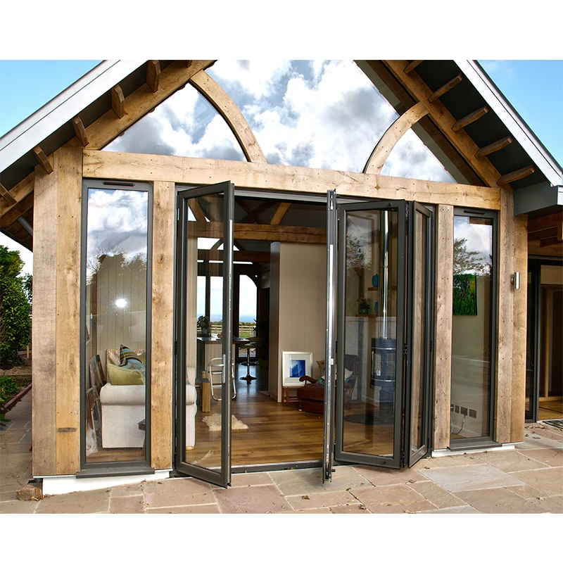 Waterproof White Sliding Aluminium Doors, Modern Aluminum Folding Door, Tempered Glass Aluminium Bifold Doors
Waterproof White Sliding Aluminium Doors, Modern Aluminum Folding Door, Tempered Glass Aluminium Bifold Doors