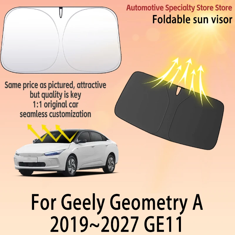 For Geely Geometry A/G6 GE11 2019~2027 Front Windshield Sunshade Fold Shade UV Shade Solar Sun Shade Privacy Curtain Accessories
For Geely Geometry A/G6 GE11 2019~2027 Front Windshield Sunshade Fold Shade UV Shade Solar Sun Shade Privacy Curtain Accessories