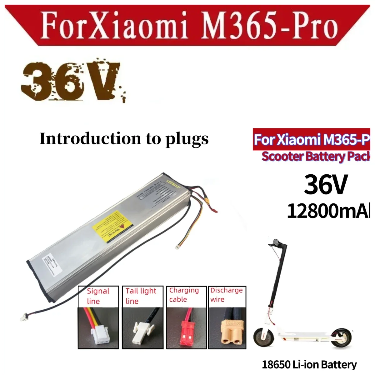 12800mAh 100% Original 36V For Xiaomi M365 Pro Scooter Special Battery Pack High Capacity Li-ion Battery
12800mAh 100% Original 36V For Xiaomi M365 Pro Scooter Special Battery Pack High Capacity Li-ion Battery