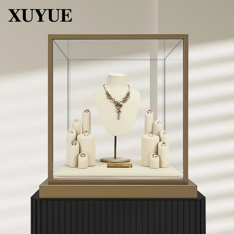 Jewelry display props Creative metal high-end jewelry display rack Necklace neck display props
Jewelry display props Creative metal high-end jewelry display rack Necklace neck display props