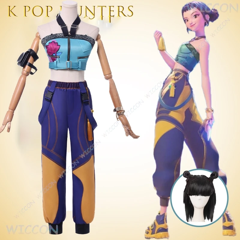 kpop Demo nunter Lumi Mira Zoe Kpop Stars Movie Style Cosplay Costume Complete Anime Game Character Idol Halloween Party
kpop Demo nunter Lumi Mira Zoe Kpop Stars Movie Style Cosplay Costume Complete Anime Game Character Idol Halloween Party