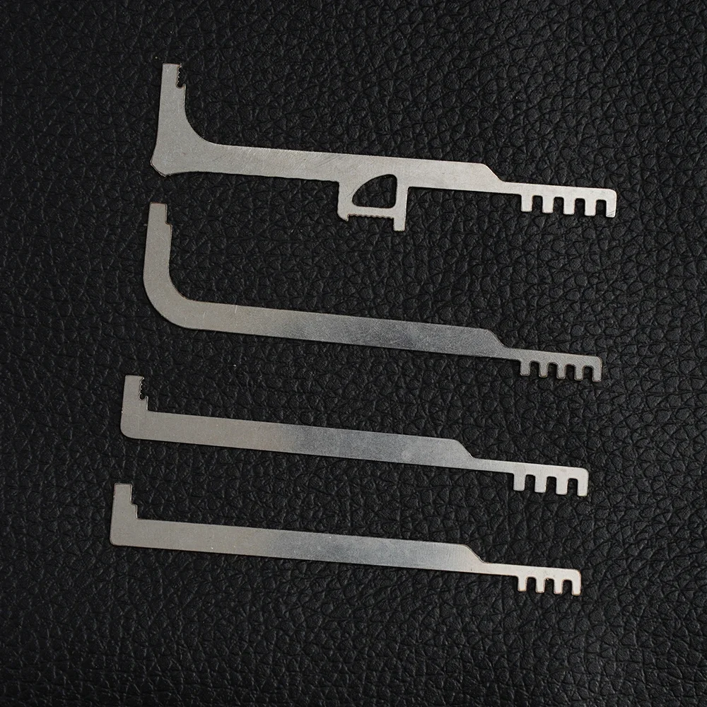 Professional Locksmith Kit - Multi-Functional Tension Wrench & Comb Lockpicks, Stainless Steel Lockpick Tools Set
Professional Locksmith Kit - Multi-Functional Tension Wrench & Comb Lockpicks, Stainless Steel Lockpick Tools Set