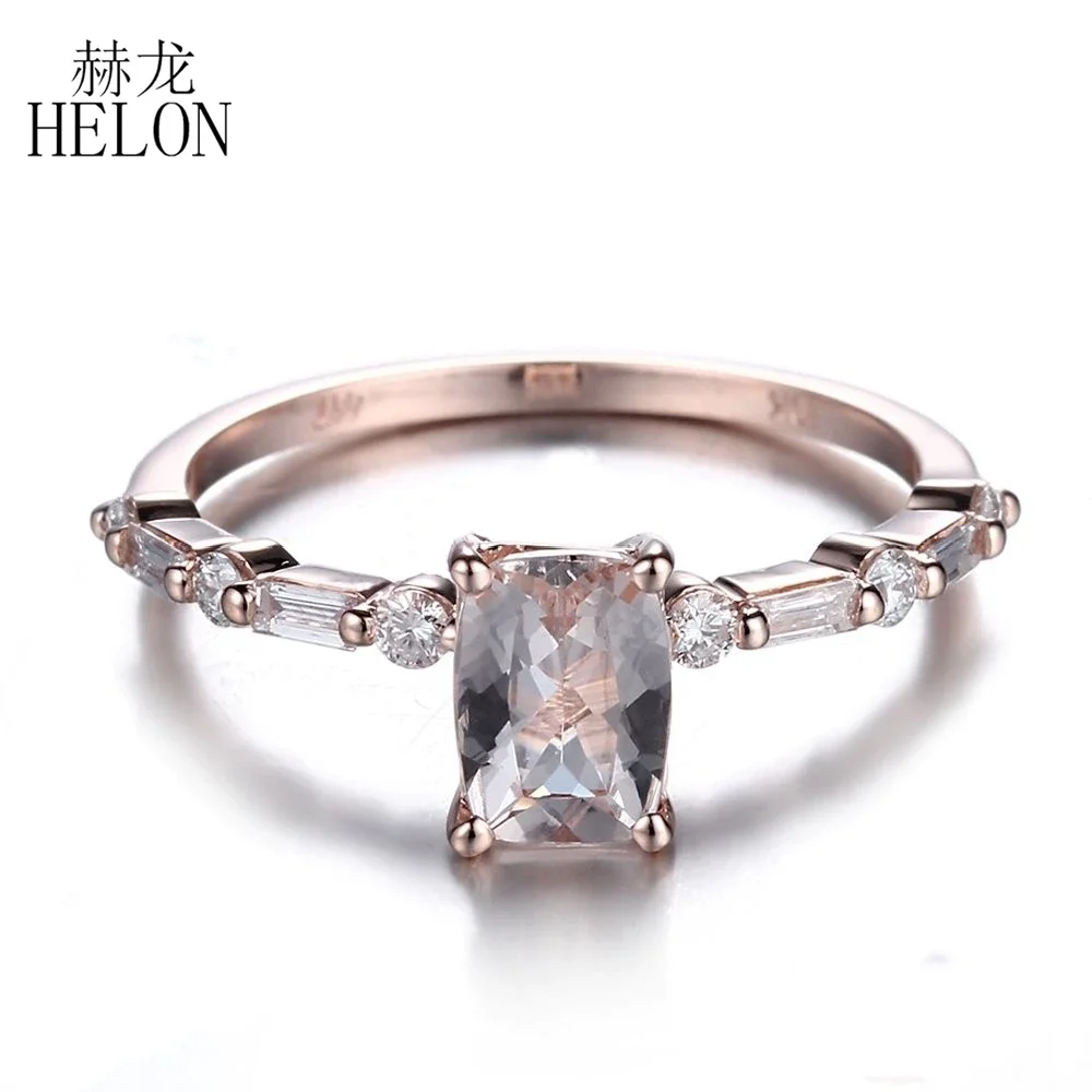 HELON Cushion 7x5 мм кольцо из натурального морганита, твердое 14-каратное розовое золото, обручальное кольцо с муассанитом, женское обручальное кольцо, подарок на годовщину
HELON Cushion 7x5 мм кольцо из натурального морганита, твердое 14-каратное розовое золото, обручальное кольцо с муассанитом, женское обручальное кольцо, подарок на годовщину