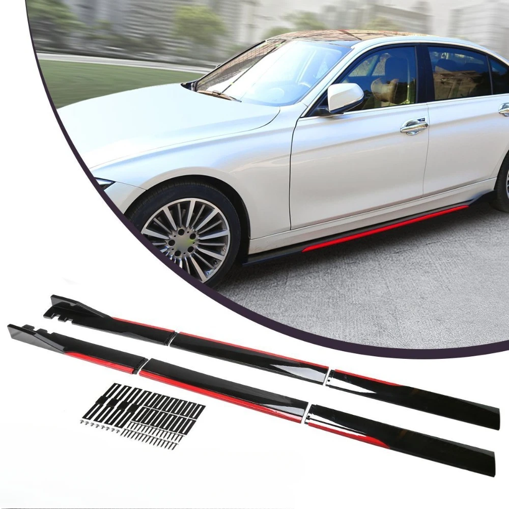 78.7" Side Skirts For Toyota Camry Extensions Lip Glossy Black with Red Line #AL United States
78.7" Side Skirts For Toyota Camry Extensions Lip Glossy Black with Red Line #AL United States
