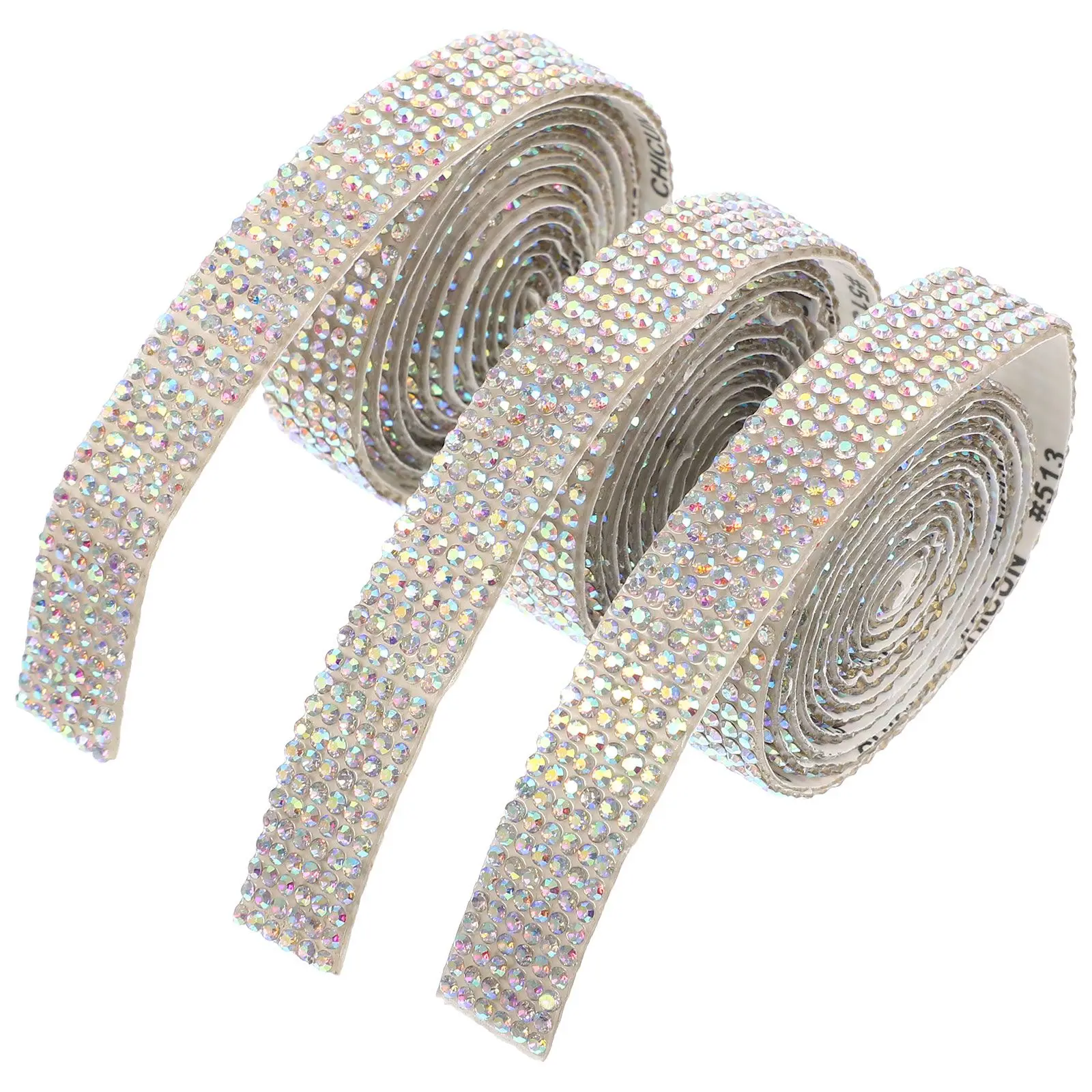 3 Rolls Exquisite Craft Trim Adhesive Rhinestone Ribbon 14mm DIY Craft Decoration Cuttable Trim Sparkling Tape
3 Rolls Exquisite Craft Trim Adhesive Rhinestone Ribbon 14mm DIY Craft Decoration Cuttable Trim Sparkling Tape