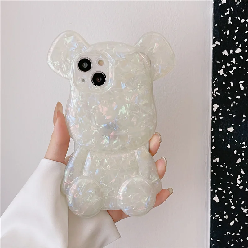 13 Pro Case Luxury Glitter Laser Conch Shell 3D Bear Clear Cover for iPhone 11 12 15 Pro Max 14 plus Transparent Gracier Cases
13 Pro Case Luxury Glitter Laser Conch Shell 3D Bear Clear Cover for iPhone 11 12 15 Pro Max 14 plus Transparent Gracier Cases