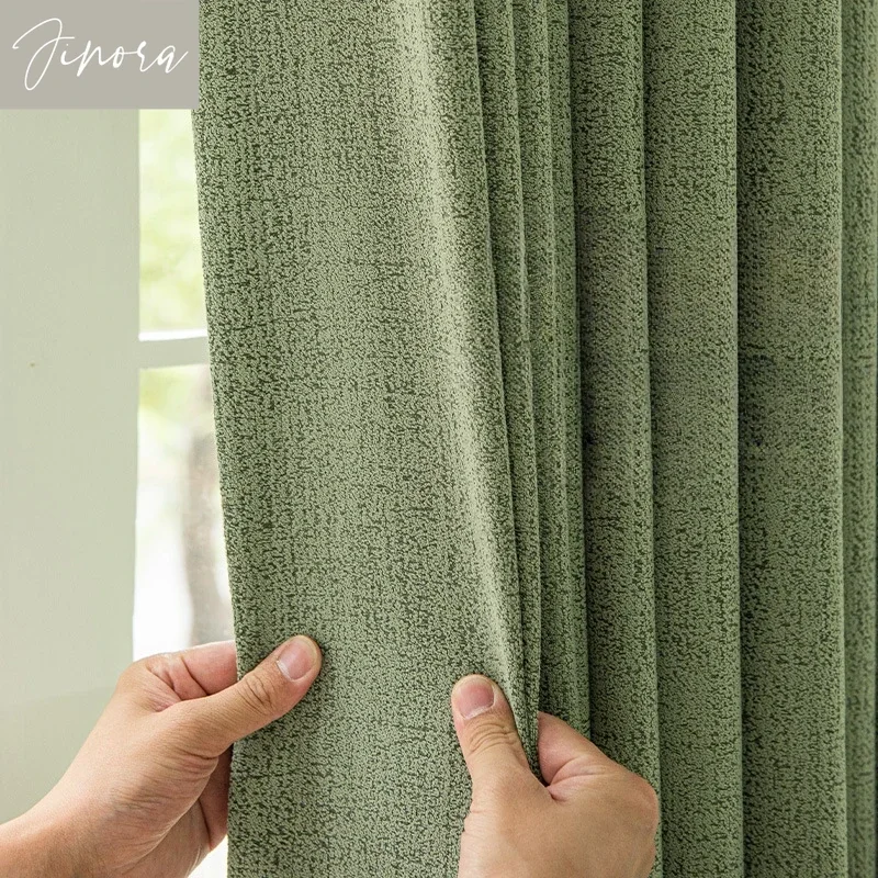 Blackout Curtains Cotton and Linen High Nordic Luxury Simple Curtains for Living Dining Room Bedroom Matcha Green Curtain Custom
Blackout Curtains Cotton and Linen High Nordic Luxury Simple Curtains for Living Dining Room Bedroom Matcha Green Curtain Custom