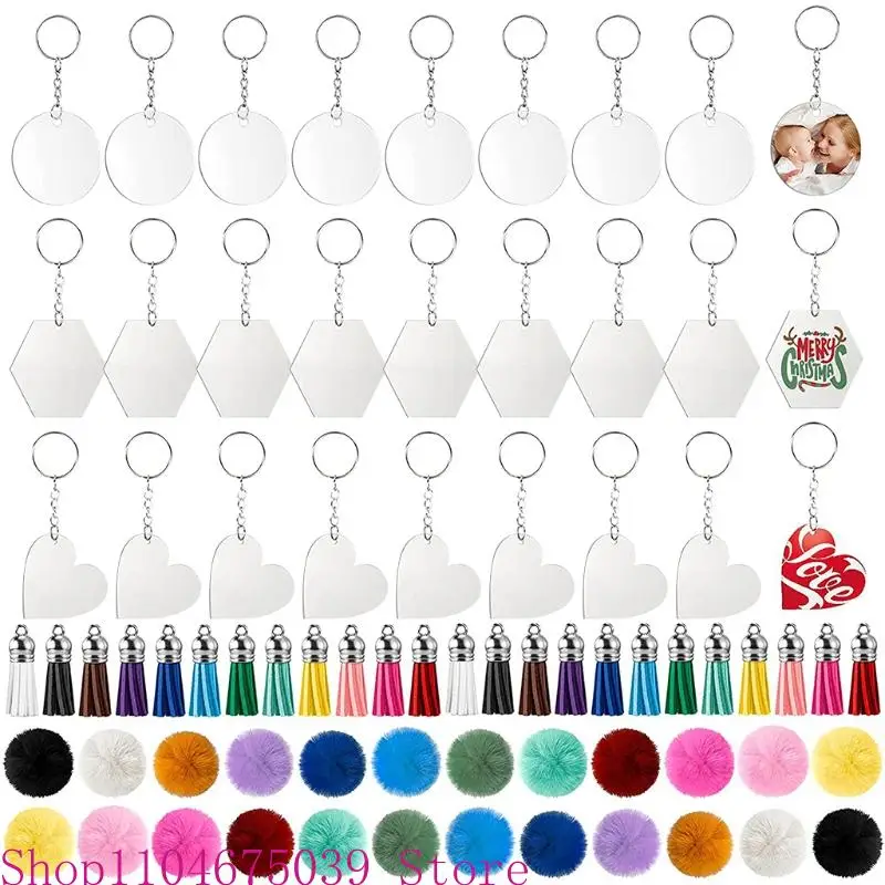 5asd Keychains Set Including 24 Acrylic Blanks 24 Leather Tassels 24 for Key Rings 24 Fluffy Pompoms and 24 Jump Rings
5asd Keychains Set Including 24 Acrylic Blanks 24 Leather Tassels 24 for Key Rings 24 Fluffy Pompoms and 24 Jump Rings