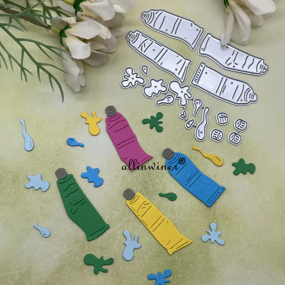 Pigment tube decoration Metal Cutting Dies for DIY Scrapbooking Album Paper Cards Decorative Crafts Embossing Die Cuts
Pigment tube decoration Metal Cutting Dies for DIY Scrapbooking Album Paper Cards Decorative Crafts Embossing Die Cuts
