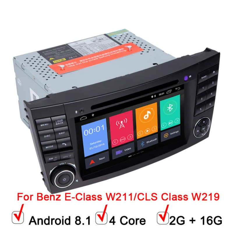 7 "Android 8,1 для Mercedes-Benz E-class W211/ CLS-Class W219 автомобильный DVD-навигатор GPS 2G + 16G
7 "Android 8,1 для Mercedes-Benz E-class W211/ CLS-Class W219 автомобильный DVD-навигатор GPS 2G + 16G