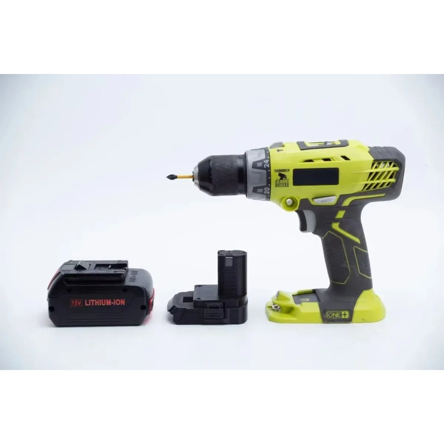 Battery Adapter For Bosch 18V Li-Ion Battery Adapter Converts to Ryobi ONE+ 18V tool Cordless Power Tool Accessories(NO Battery)
Battery Adapter For Bosch 18V Li-Ion Battery Adapter Converts to Ryobi ONE+ 18V tool Cordless Power Tool Accessories(NO Battery)