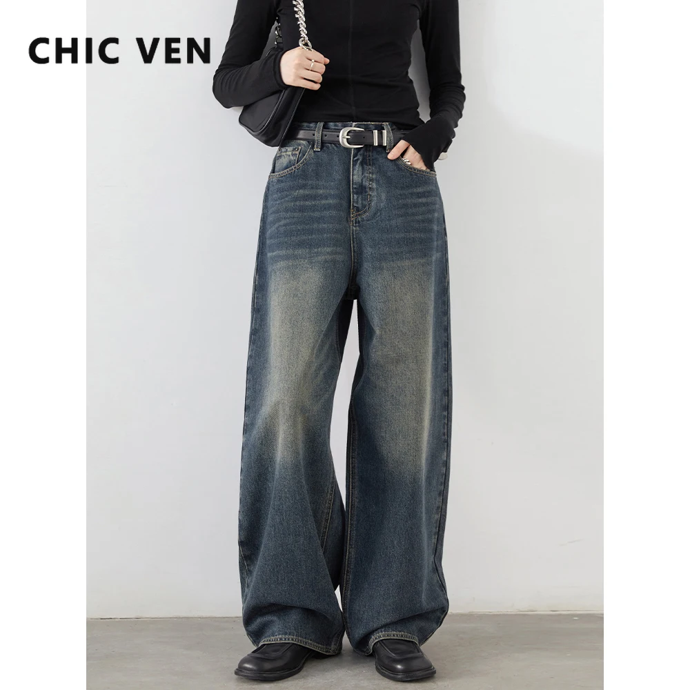 CHIC VEN женские джинсы корейские свободные широкие брюки прямые модные джинсовые брюки женские повседневные брюки весна осень новинка 2025
CHIC VEN женские джинсы корейские свободные широкие брюки прямые модные джинсовые брюки женские повседневные брюки весна осень новинка 2025