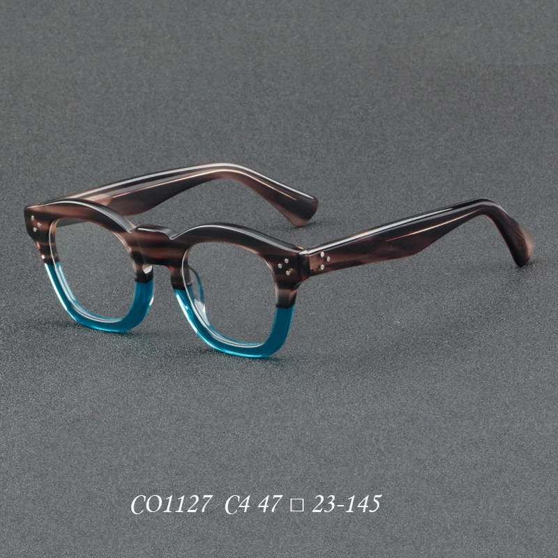 2023 Men Retro Round Bold Acetate Frame Rivet Glasses Women Fashion Optical Prescription Lenses Eyeglasses for High Diopter
2023 Men Retro Round Bold Acetate Frame Rivet Glasses Women Fashion Optical Prescription Lenses Eyeglasses for High Diopter