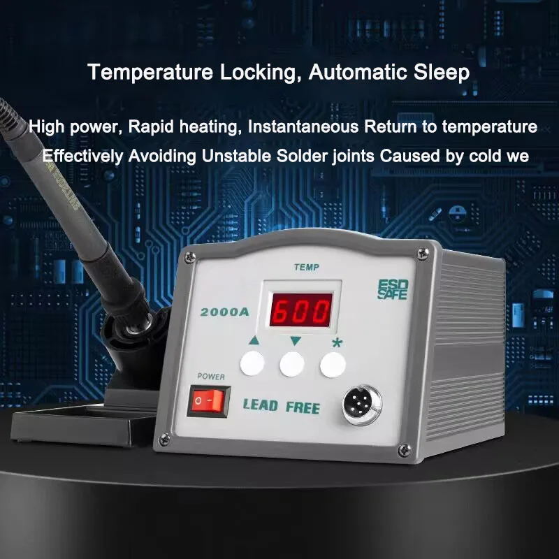 Intelligent High frequency Welding station 300W Electric Soldering iron Anti static Industrial grade Maintenance Welding Station
Intelligent High frequency Welding station 300W Electric Soldering iron Anti static Industrial grade Maintenance Welding Station