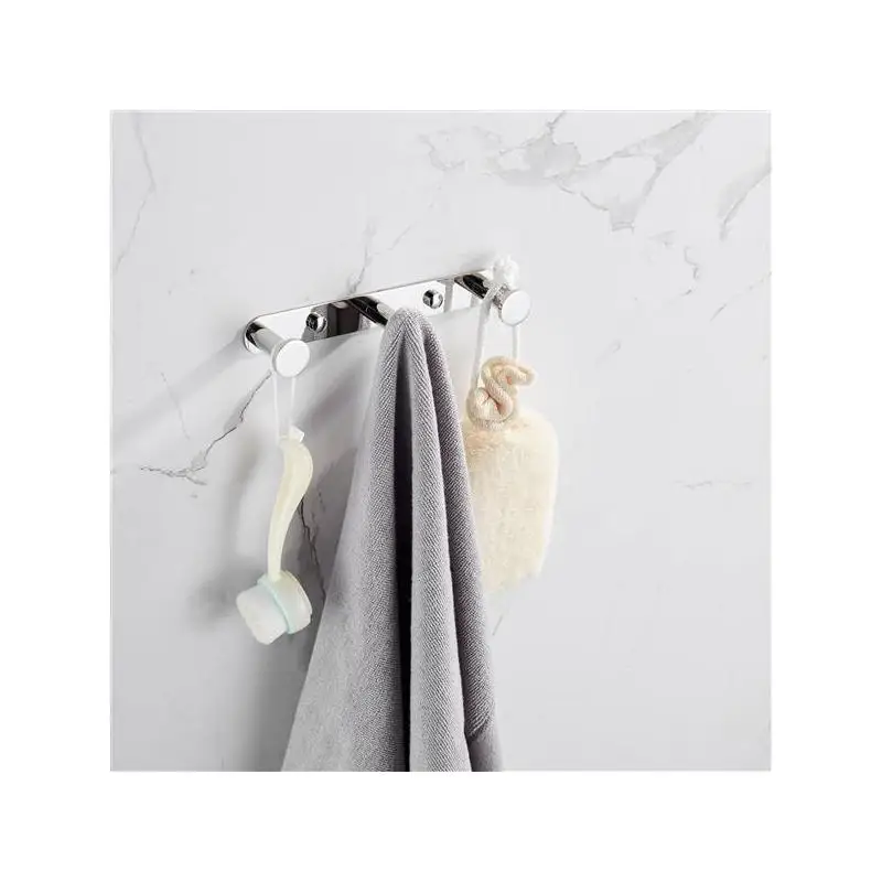 Вешалка для полотенец из нержавеющей стали, настенный органайзер с 3 крючками для ванной комнаты, прихожей, фойе, домашнего хранения
Вешалка для полотенец из нержавеющей стали, настенный органайзер с 3 крючками для ванной комнаты, прихожей, фойе, домашнего хранения